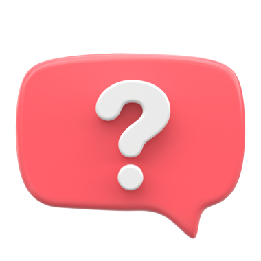 Soru işareti simgesi. Canlı sohbet. 3 Boyutlu simge.