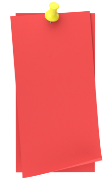 Pimi basılı not kağıdı. 3B illüstrasyon.