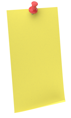 Pimi basılı not kağıdı. 3B illüstrasyon.