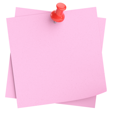 Pimi basılı not kağıdı. 3B illüstrasyon.