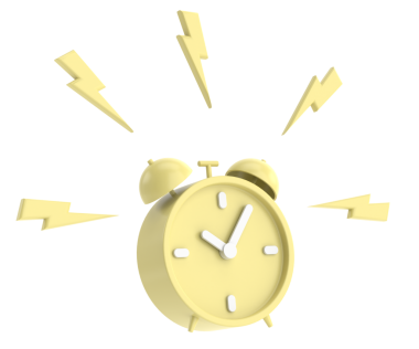 Üç boyutlu çalar saat. 3B illüstrasyon.