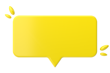 Konuşma balonu. Sohbet balonu. 3B illüstrasyon.