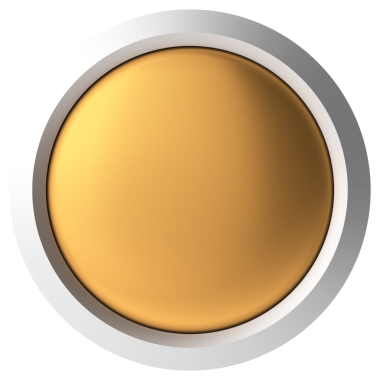 Üç boyutlu düğme. Boş tuş. 3B illüstrasyon.