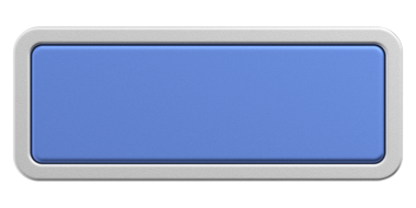 Üç boyutlu düğme. Boş tuş. 3B illüstrasyon.