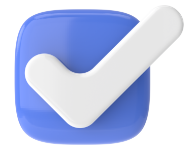 İşaretle. Hesap kutusu. 3B illüstrasyon.