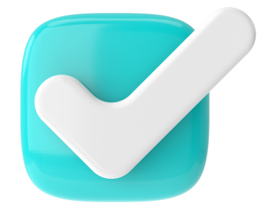 İşaretle. Hesap kutusu. 3B illüstrasyon.