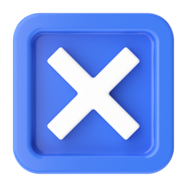 Çapraz. 3B illüstrasyon.