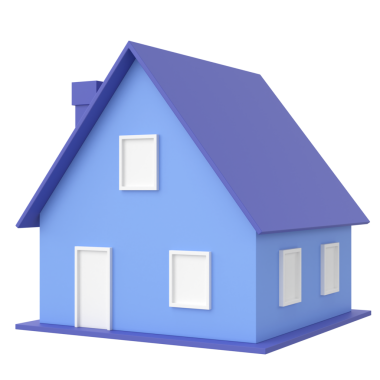 Üç boyutlu ev. 3B ev.