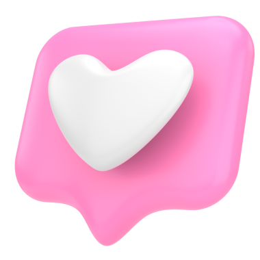 İkon gibi. Düğme gibi. 3B illüstrasyon.