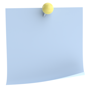 Pimi basılı not kağıdı. 3B illüstrasyon.