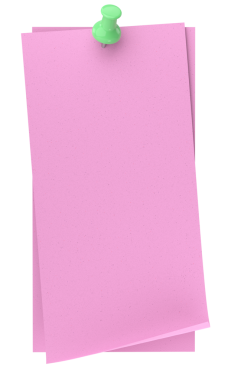 Pimi basılı not kağıdı. 3B illüstrasyon.