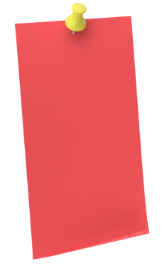 Pimi basılı not kağıdı. 3B illüstrasyon.