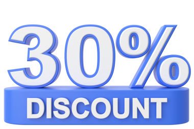 Yüzde 3D 30 indirim. % 30 indirim. % 30 indirimli.
