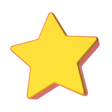 Üç boyutlu yıldız şekli. 3B geometrik şekil.