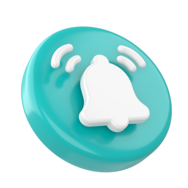 3D abone simgesi. Üye olma düğmesi. 3B öge.