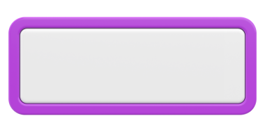 Üç boyutlu düğme. Boş tuş. 3B illüstrasyon.