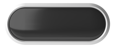 Üç boyutlu düğme. Boş tuş. 3B illüstrasyon.