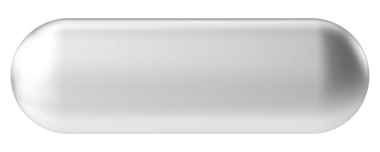 Üç boyutlu düğme. 3B illüstrasyon.