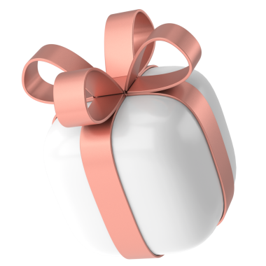 Üç boyutlu hediye kutusu. 3B illüstrasyon.