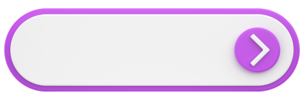 Üç boyutlu düğme. Boş tuş. 3B illüstrasyon.