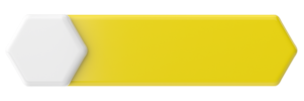 Üç boyutlu düğme. Boş tuş. 3B illüstrasyon.