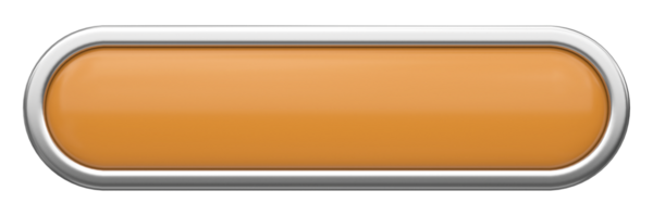 Üç boyutlu düğme. Boş tuş. 3B illüstrasyon.