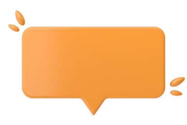 Konuşma balonu. Sohbet balonu. 3B illüstrasyon.