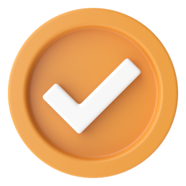 3 boyutlu kutucuk simgesi. 3B kontrol listesi.