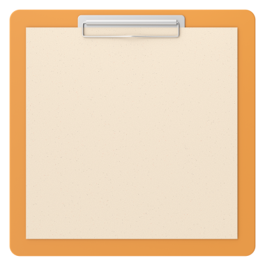 Not kağıdıyla birlikte pano. 3B illüstrasyon.