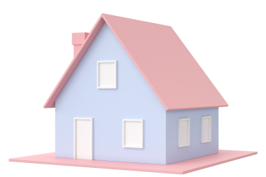 Üç boyutlu ev. 3B ev.