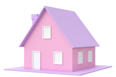 Üç boyutlu ev. 3B ev.