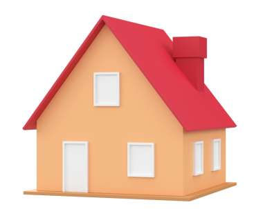 Üç boyutlu ev. 3B ev.