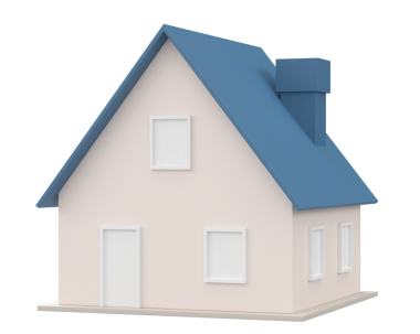 Üç boyutlu ev. 3B ev.