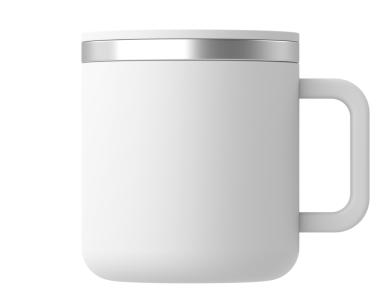 Üç boyutlu kupa. Üç boyutlu illüstrasyon. 3B görüntüleme.