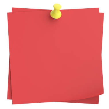 Pimi basılı not kağıdı. 3B illüstrasyon.