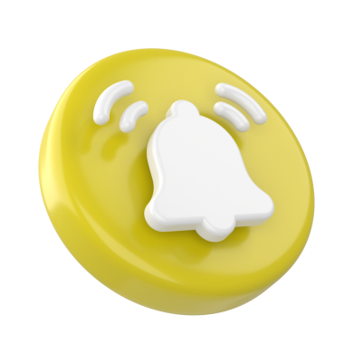 3D abone simgesi. Üye olma düğmesi. 3B öge.