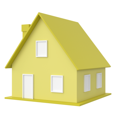 Üç boyutlu ev. 3B ev.