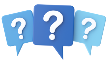 Soru işareti işareti. 3B illüstrasyon.