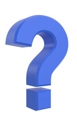 Soru işareti işareti. 3B soru işareti.