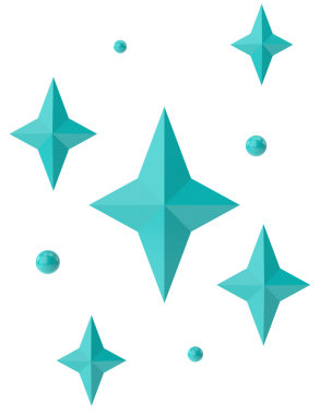 Parıltı etkisi. 3B illüstrasyon.