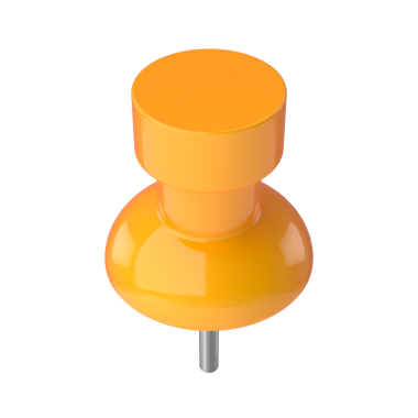 Üç boyutlu pim. Pimi çek. 3B öge.