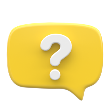 Soru işareti simgesi. Canlı sohbet. 3 Boyutlu simge.