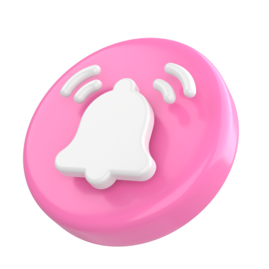 3D abone simgesi. Üye olma düğmesi. 3B öge.