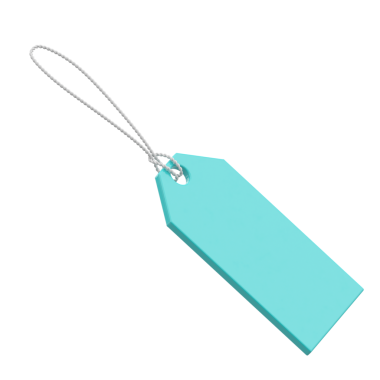 Web pankart dekorasyonu için 3B etiket.