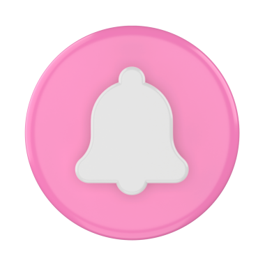 3D abone simgesi. Üye olma düğmesi. 3B öge.