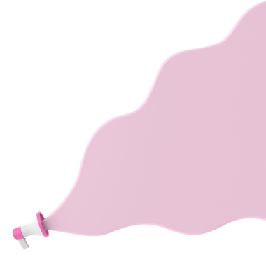 Üç boyutlu megafon ve konuşma balonu. Mesaj kutusu. Metin alanı.