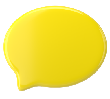 Konuşma balonu. Sohbet balonu. 3B illüstrasyon.