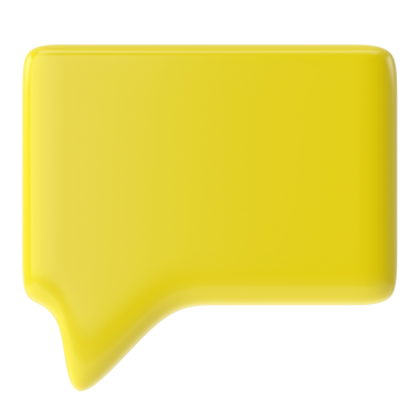 Konuşma balonu. Konuşma balonu. Mesaj kutusu. 3B illüstrasyon.