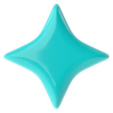 Yıldız patlaması. Üç boyutlu yıldız. Spangle etkisi. 3B illüstrasyon.