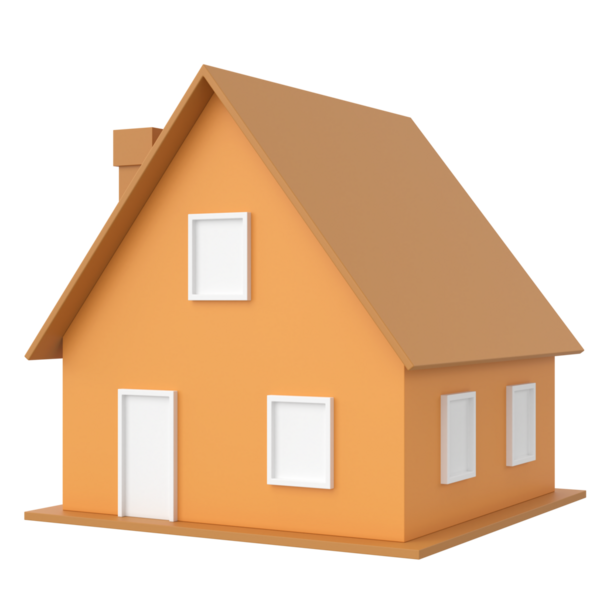 Üç boyutlu ev. 3B ev.